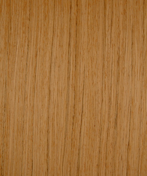 Quarter cut reconstituted teak wood veneer sample
