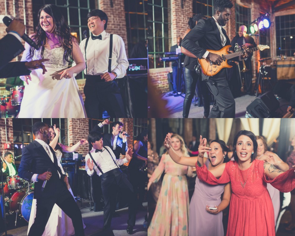 party at the limit band modern rustic wedding 10