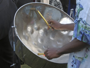 KLF Steel Pan Drummer playing Caribbean Music for an event.